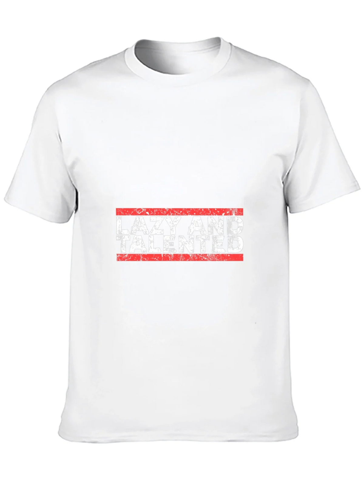 Lazy and Talented Black Graphic T-Shirt product image 9