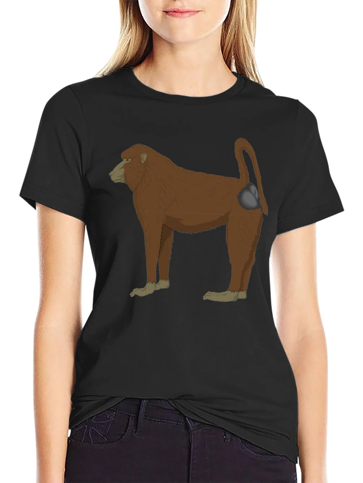 Baboon Graphic T-Shirt - Unique Animal Design product image 2