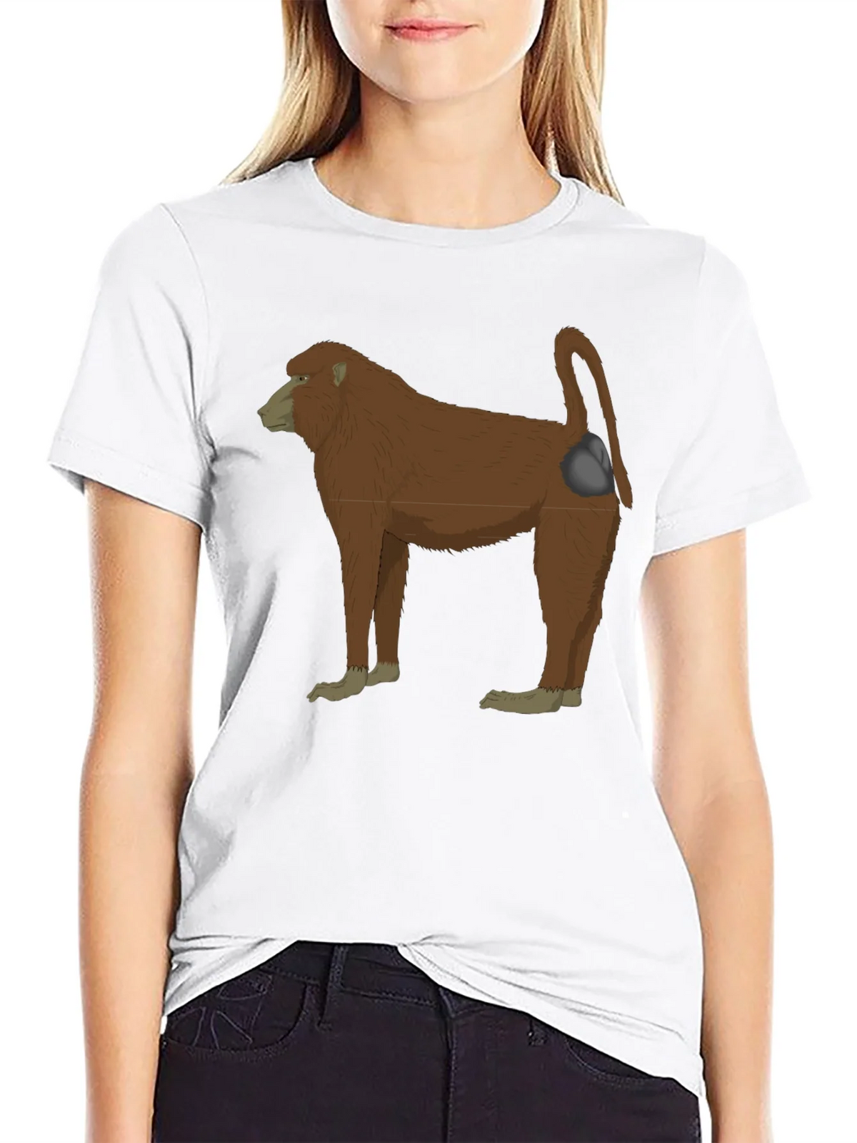 Baboon Graphic T-Shirt - Unique Animal Design product image 8