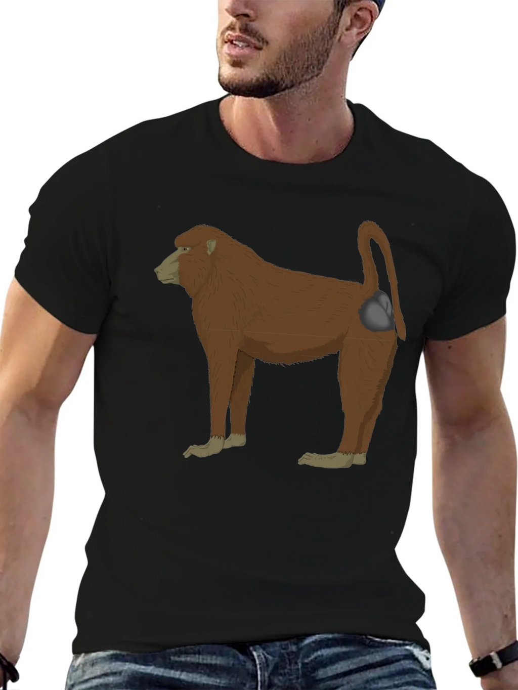 Baboon Graphic T-Shirt - Unique Animal Design product image 6