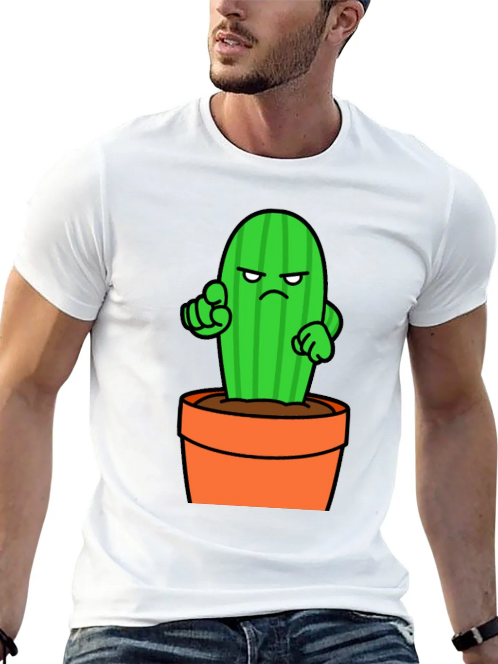 Cactus Cartoon Graphic T-Shirt product image 12