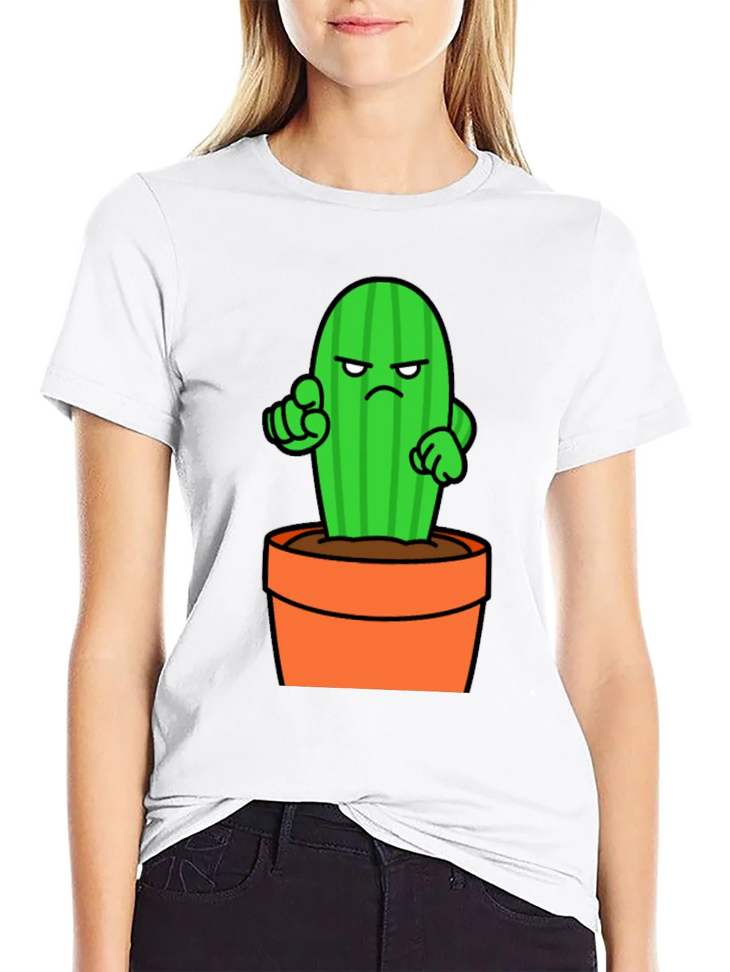 Cactus Cartoon Graphic T-Shirt product image 8