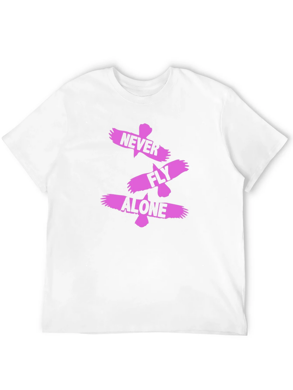 Never Fly Alone Black Graphic Tee product image 9