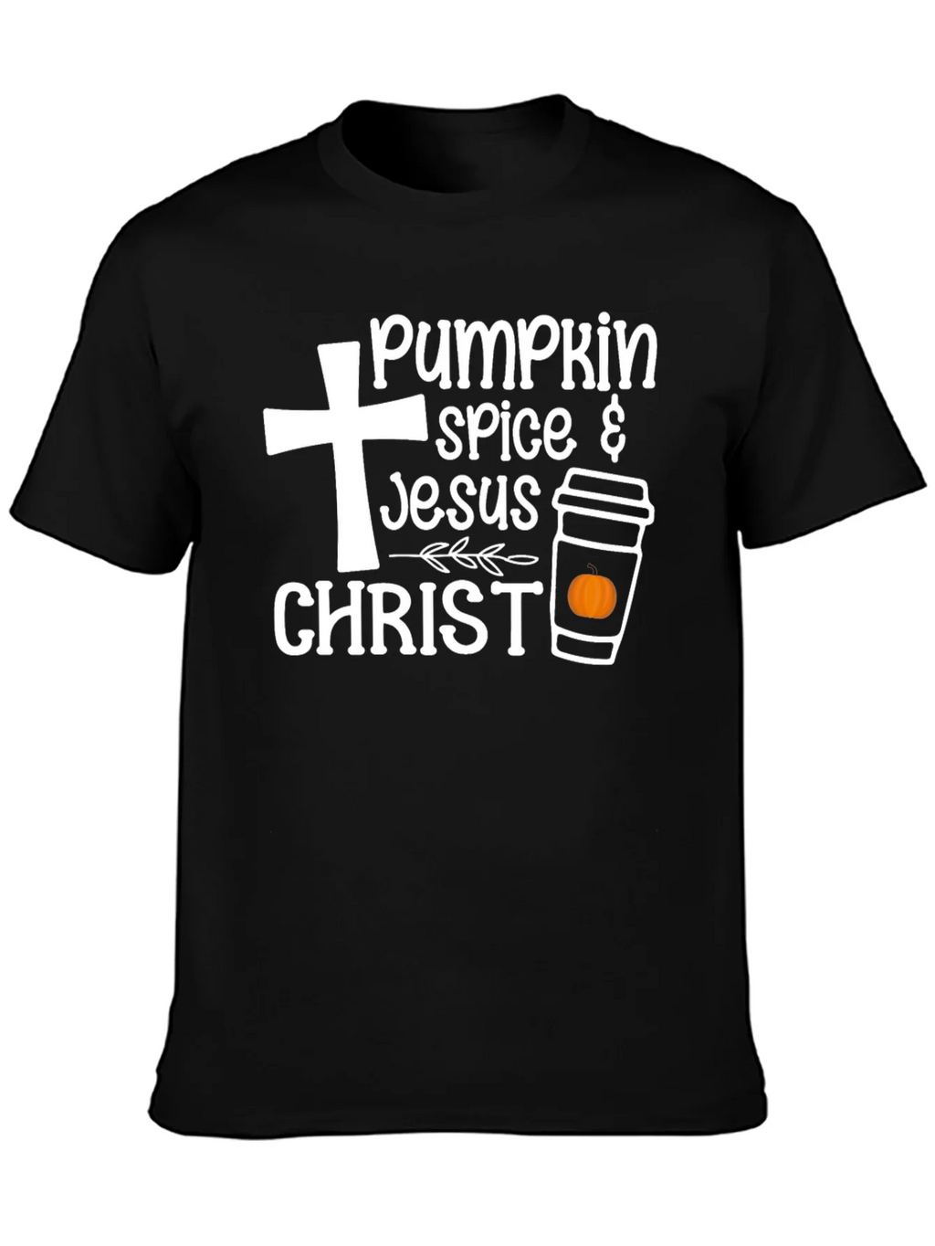 Pumpkin Spice Jesus Christ Graphic T-Shirt product image 3
