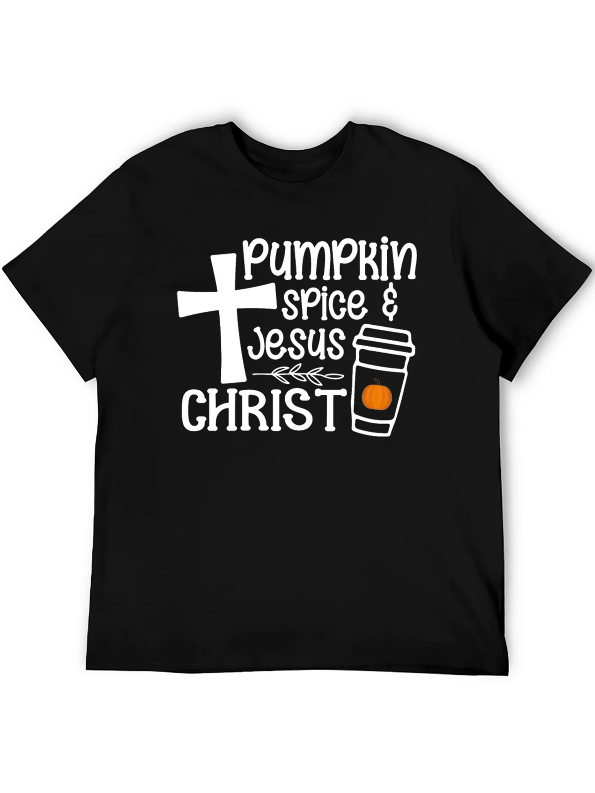 Pumpkin Spice Jesus Christ Graphic T-Shirt product image 5