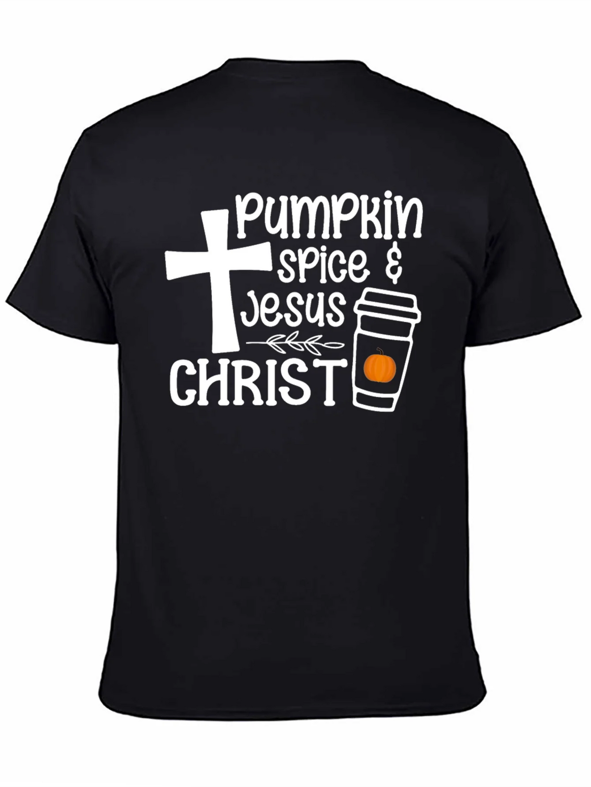 Pumpkin Spice Jesus Christ Graphic T-Shirt product image 4