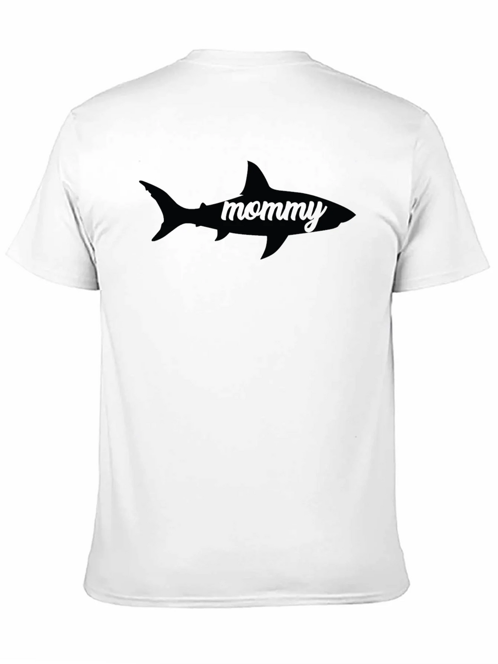 Mommy Shark Graphic Tee - Black Casual T-Shirt product image 8