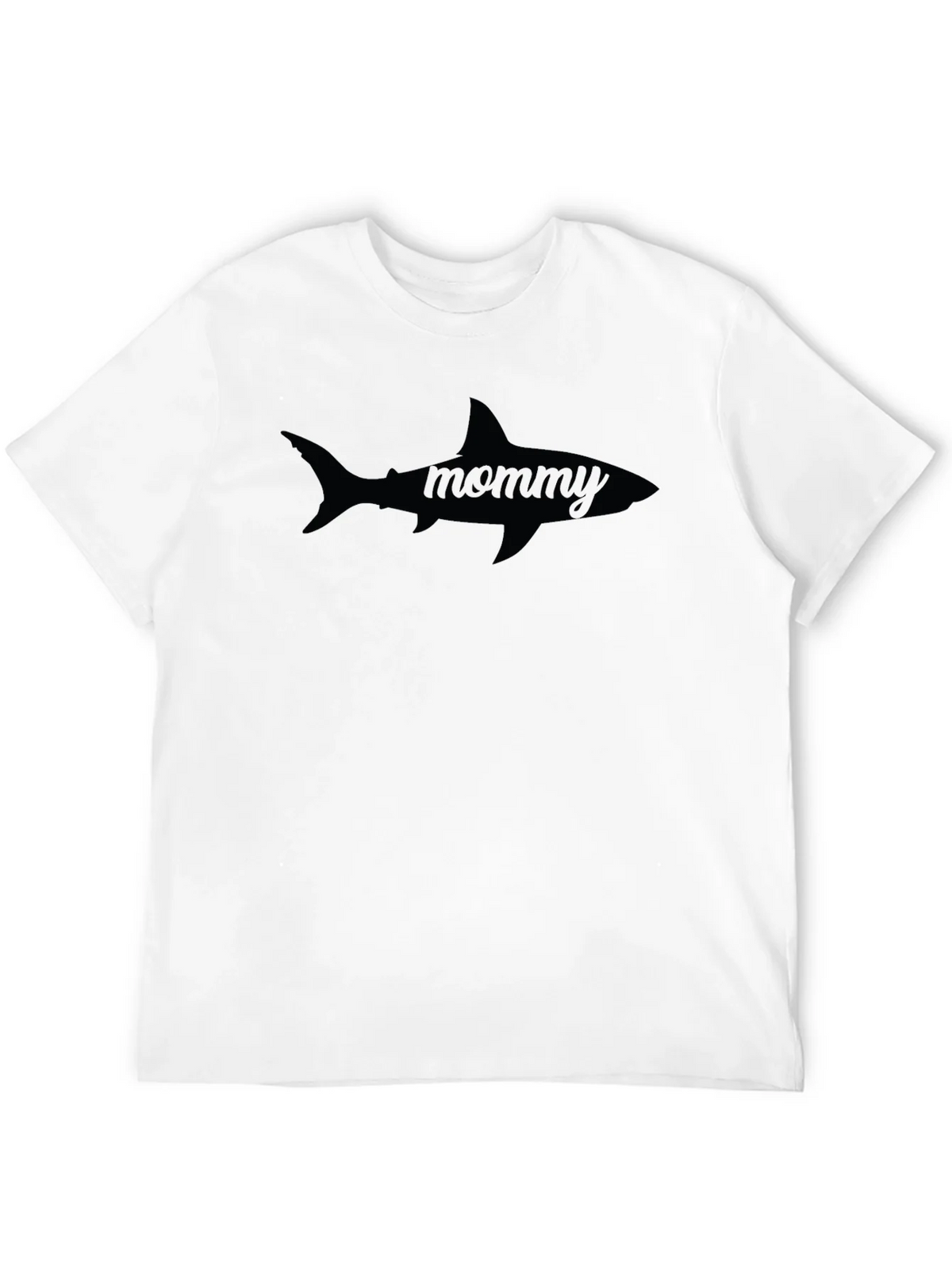 Mommy Shark Graphic Tee - Black Casual T-Shirt product image 9