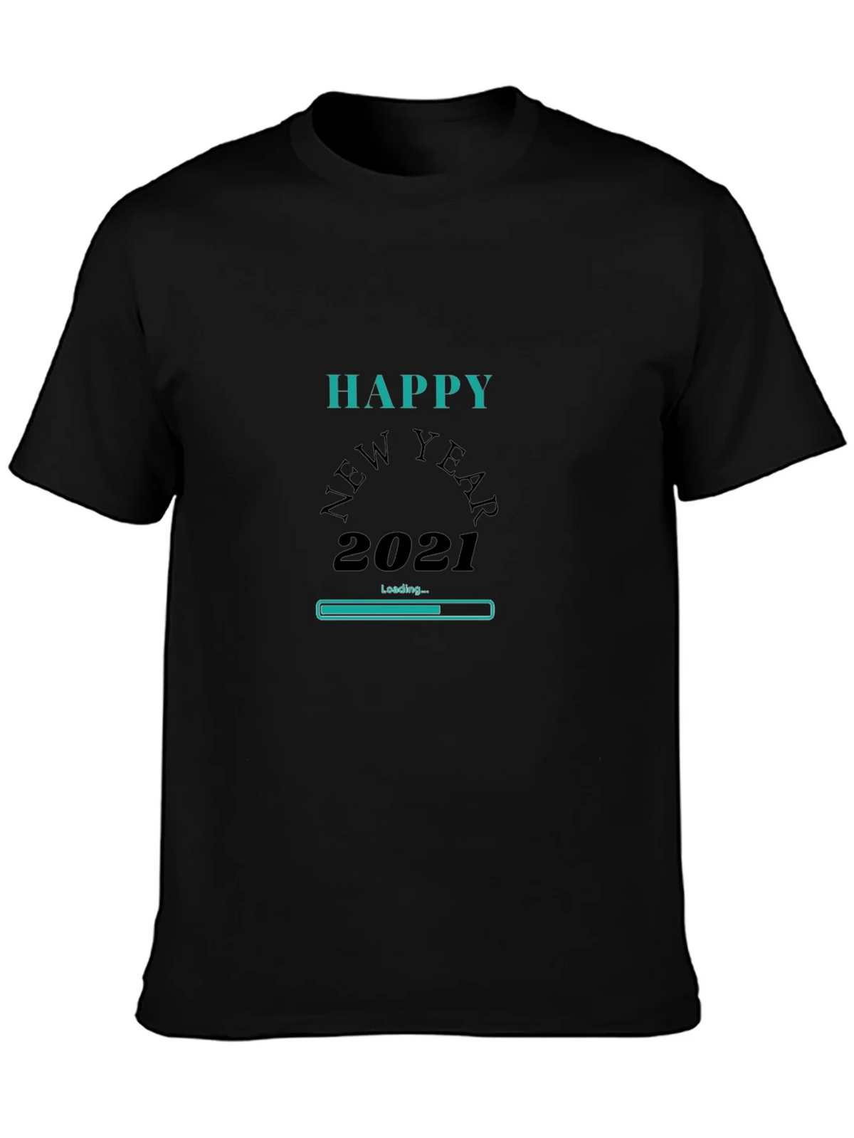 Happy New Year 2021 Loading Graphic T-Shirt product image 3