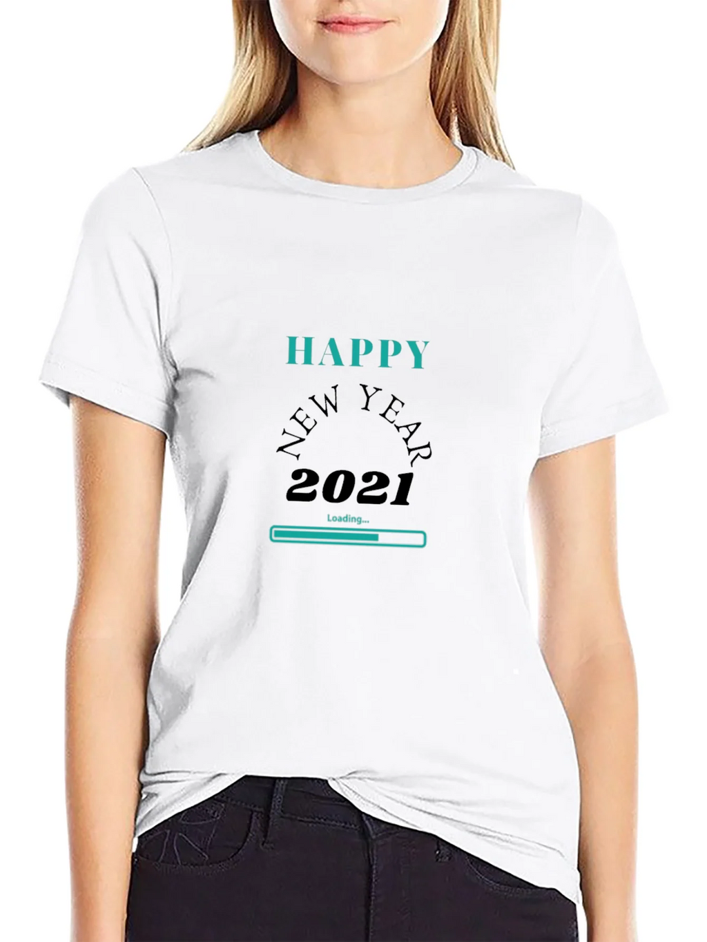 Happy New Year 2021 Loading Graphic T-Shirt product image 8
