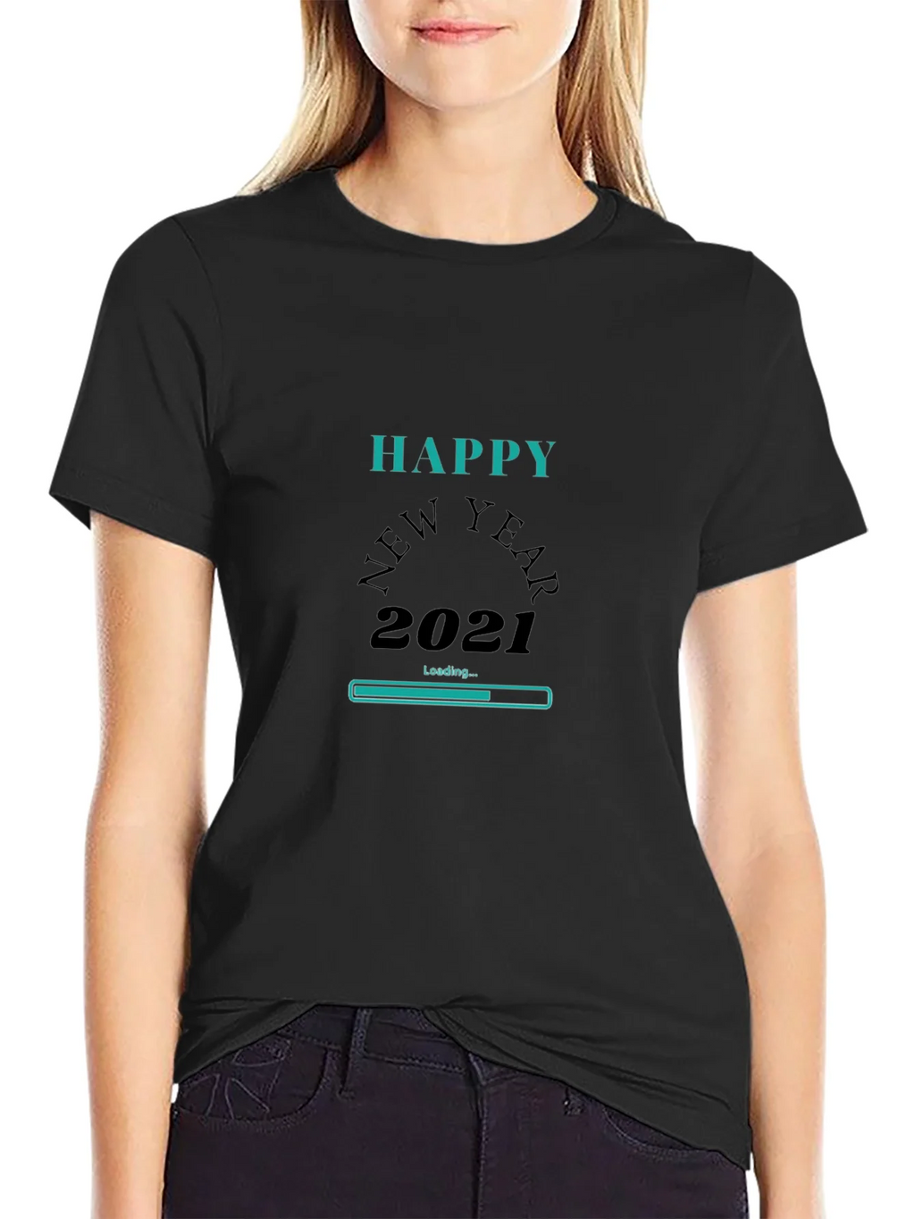 Happy New Year 2021 Loading Graphic T-Shirt product image 2