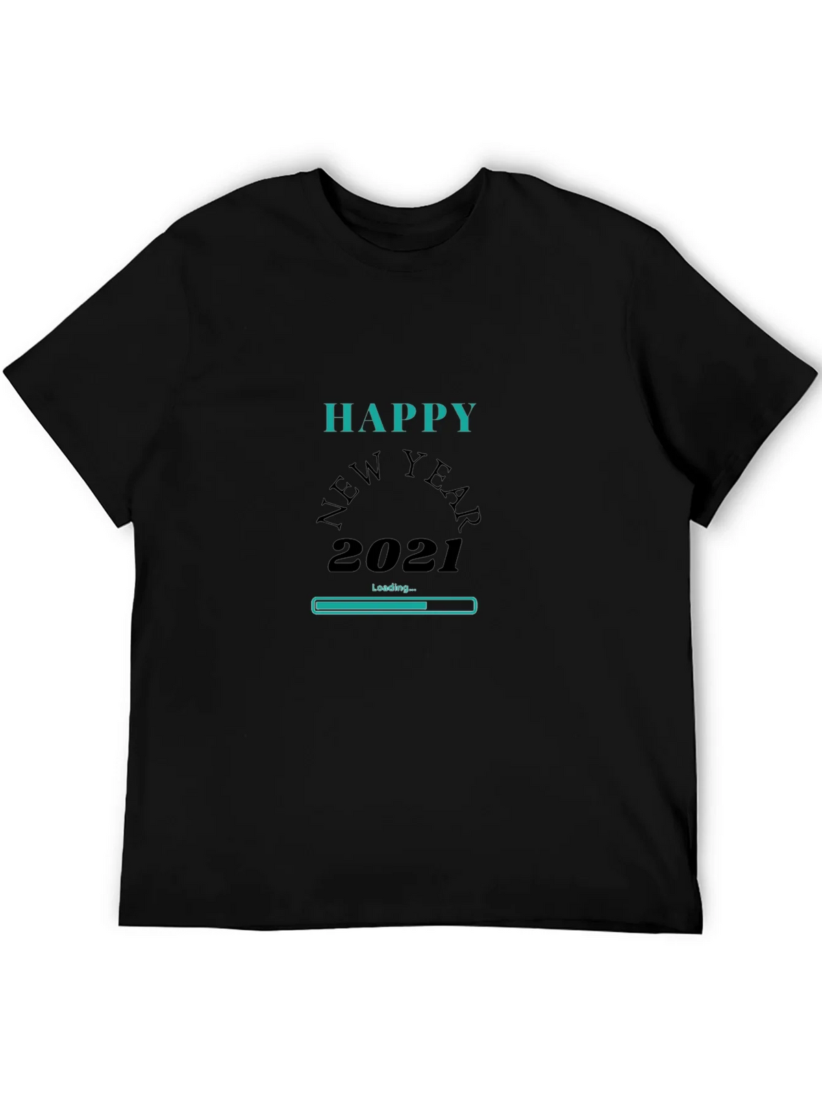Happy New Year 2021 Loading Graphic T-Shirt product image 5