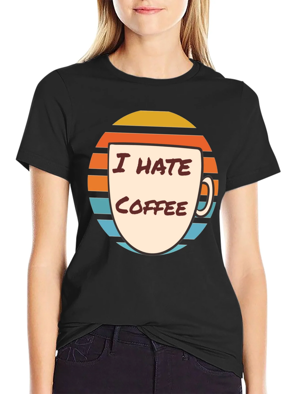 I Hate Coffee Graphic T-Shirt - Funny Novelty Tee product image 2