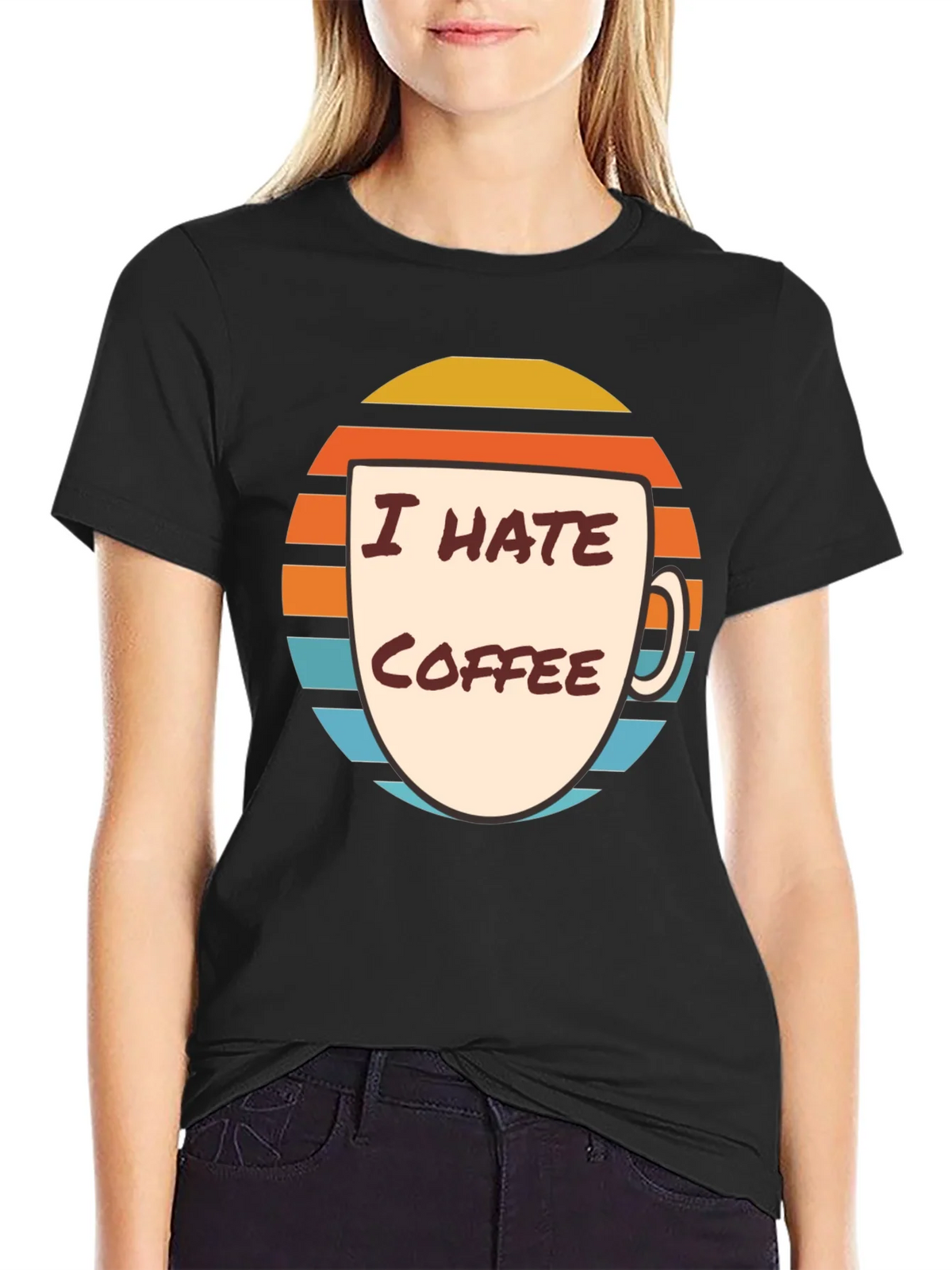 I Hate Coffee Graphic T-Shirt - Funny Novelty Tee product image 2