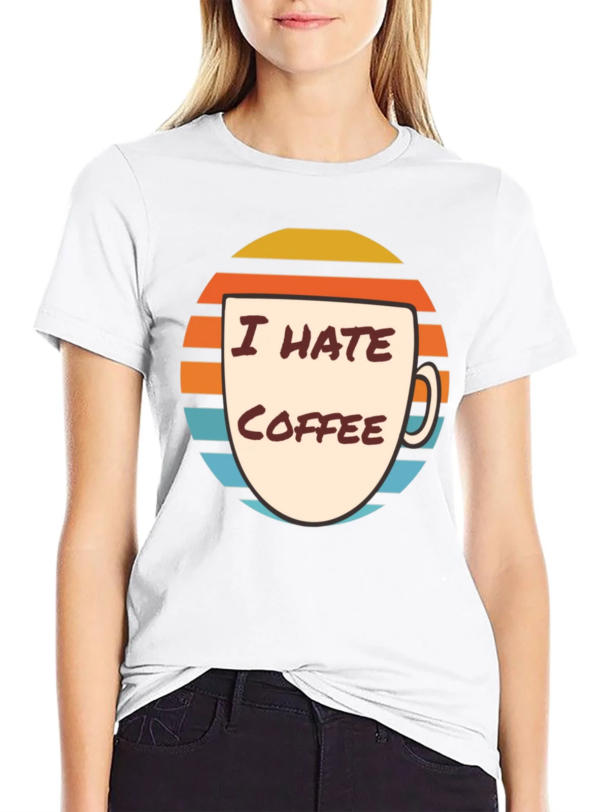 I Hate Coffee Graphic T-Shirt - Funny Novelty Tee product image 8