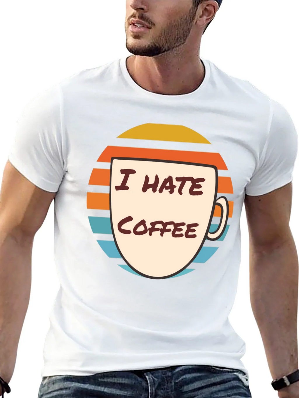I Hate Coffee Graphic T-Shirt - Funny Novelty Tee product image 12
