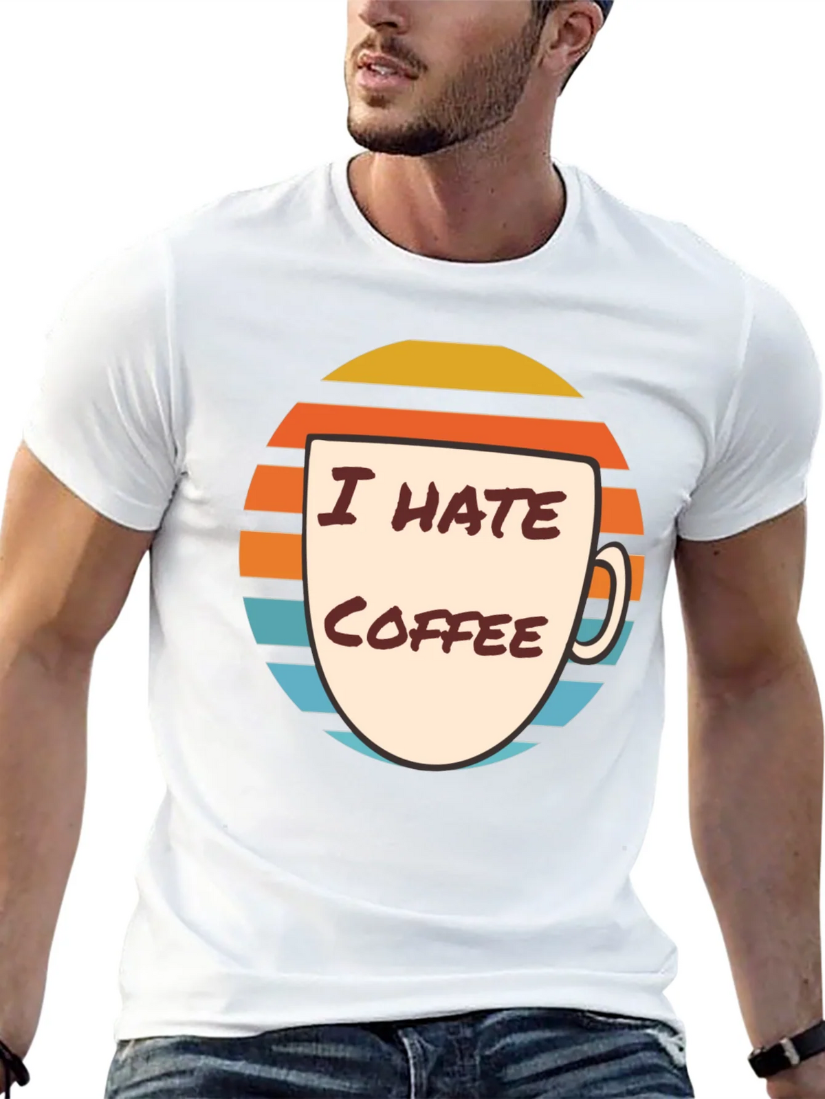 I Hate Coffee Graphic T-Shirt - Funny Novelty Tee product image 12