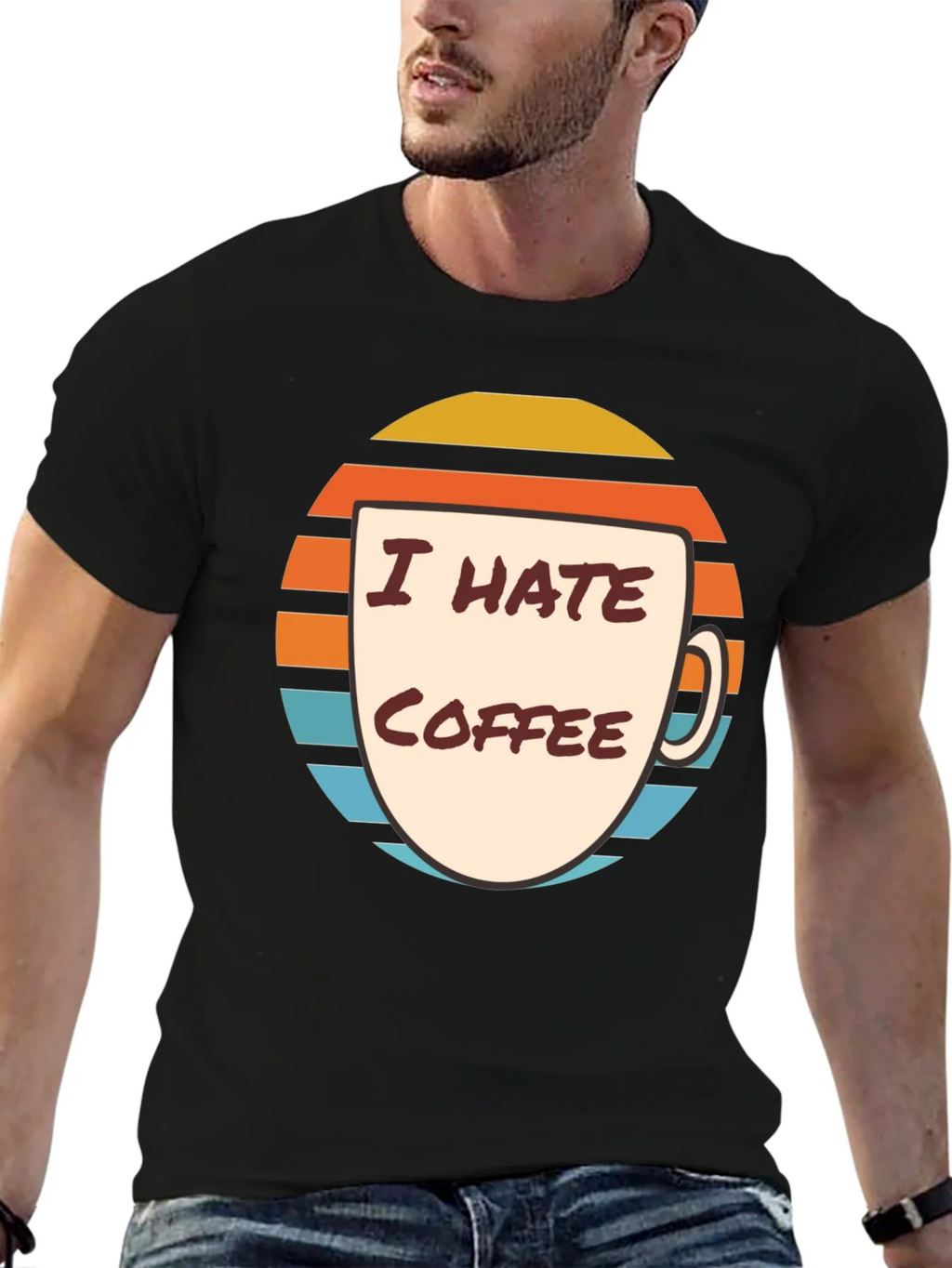 I Hate Coffee Graphic T-Shirt - Funny Novelty Tee product image 6