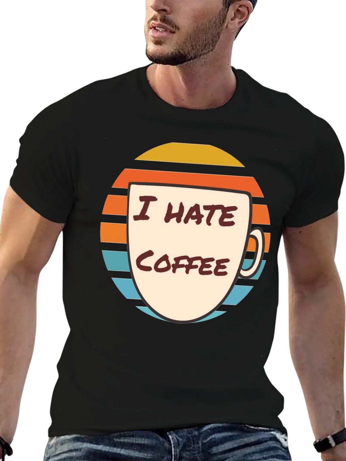 I Hate Coffee Graphic T-Shirt - Funny Novelty Tee product image 6