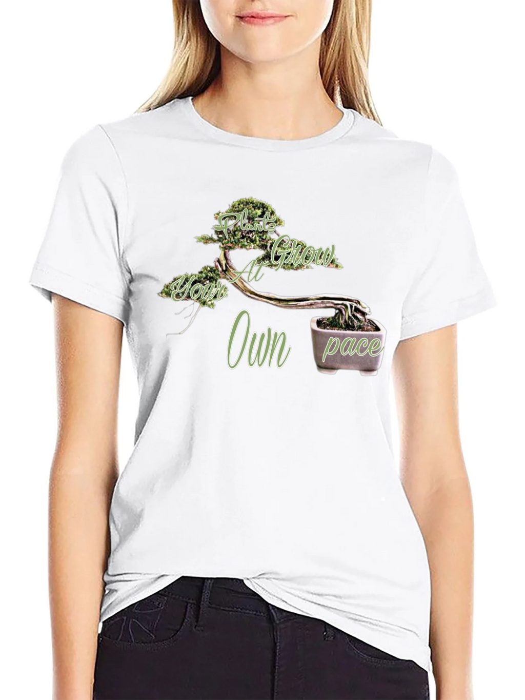Plant Grow at Your Own Pace T-Shirt - Bonsai product image 6