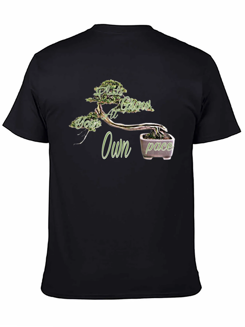 Plant Grow at Your Own Pace T-Shirt - Bonsai product image 4