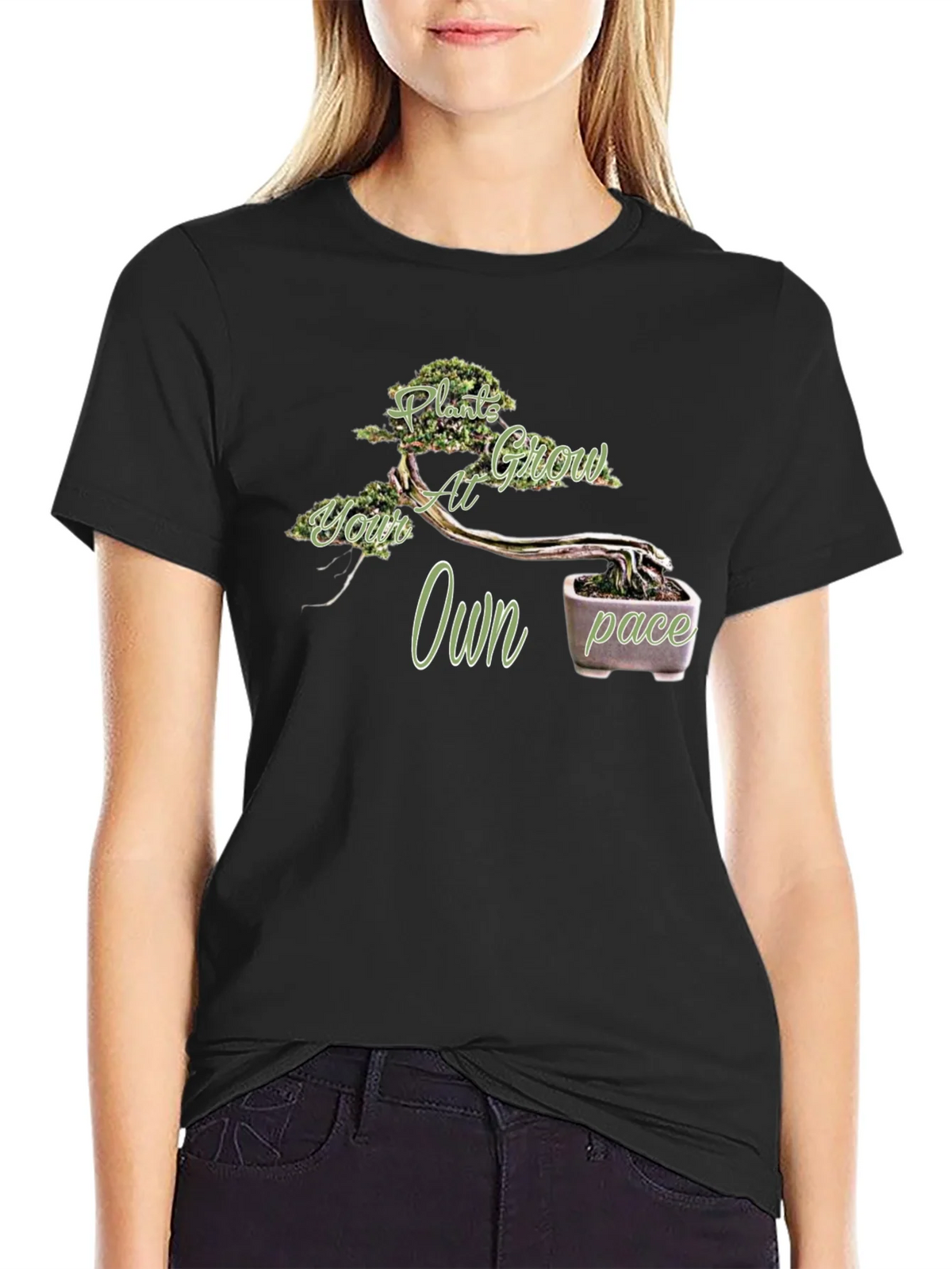 Plant Grow at Your Own Pace T-Shirt - Bonsai product image 2