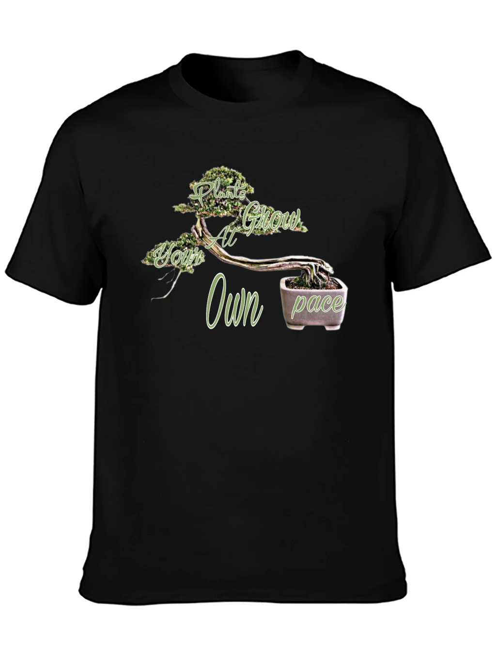 Plant Grow at Your Own Pace T-Shirt - Bonsai product image 3