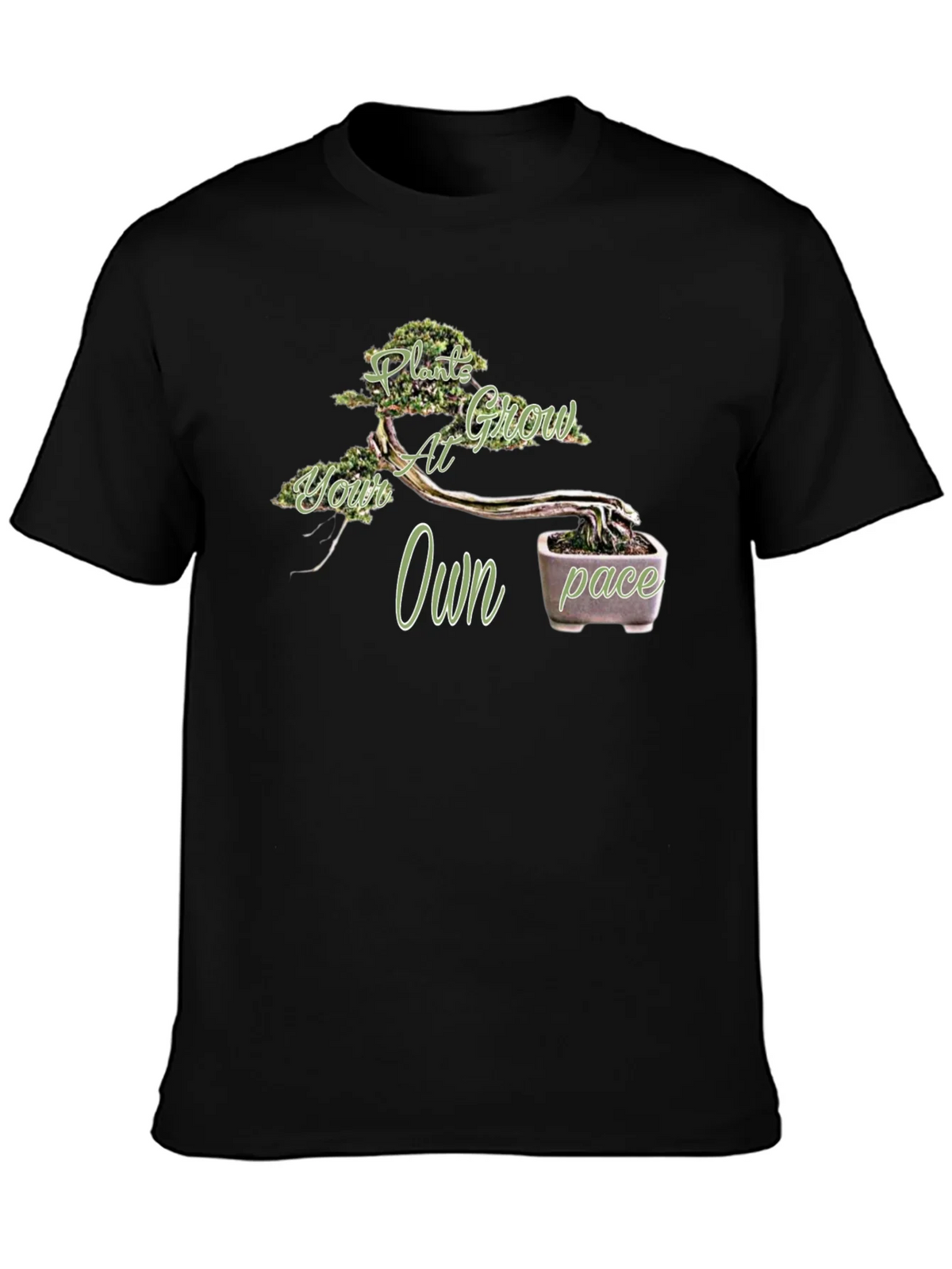 Plant Grow at Your Own Pace T-Shirt - Bonsai product image 3