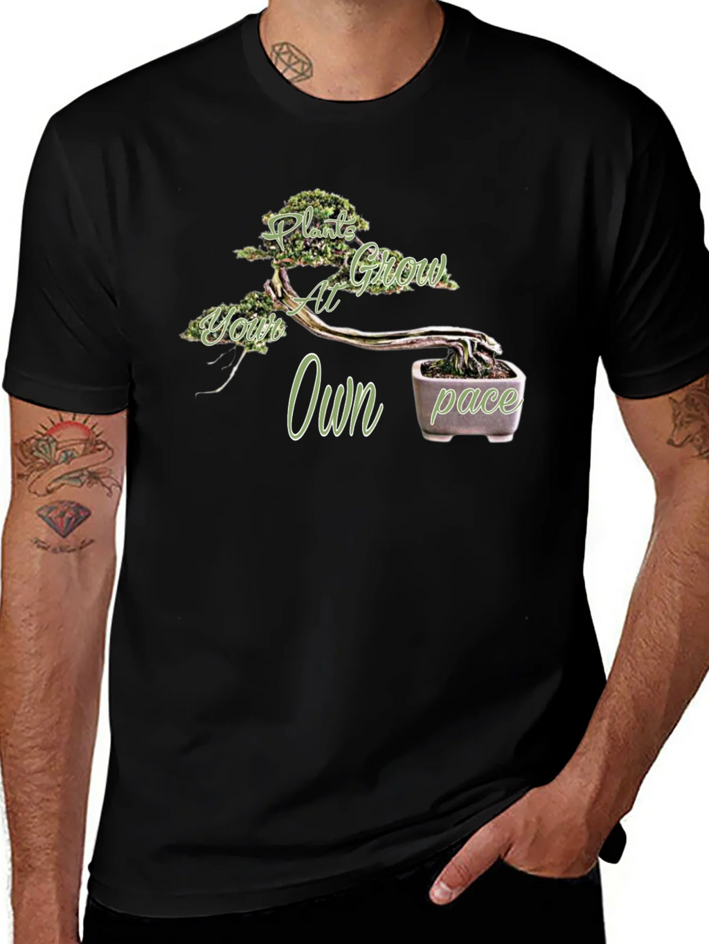 Plant Grow at Your Own Pace T-Shirt - Bonsai product image 1