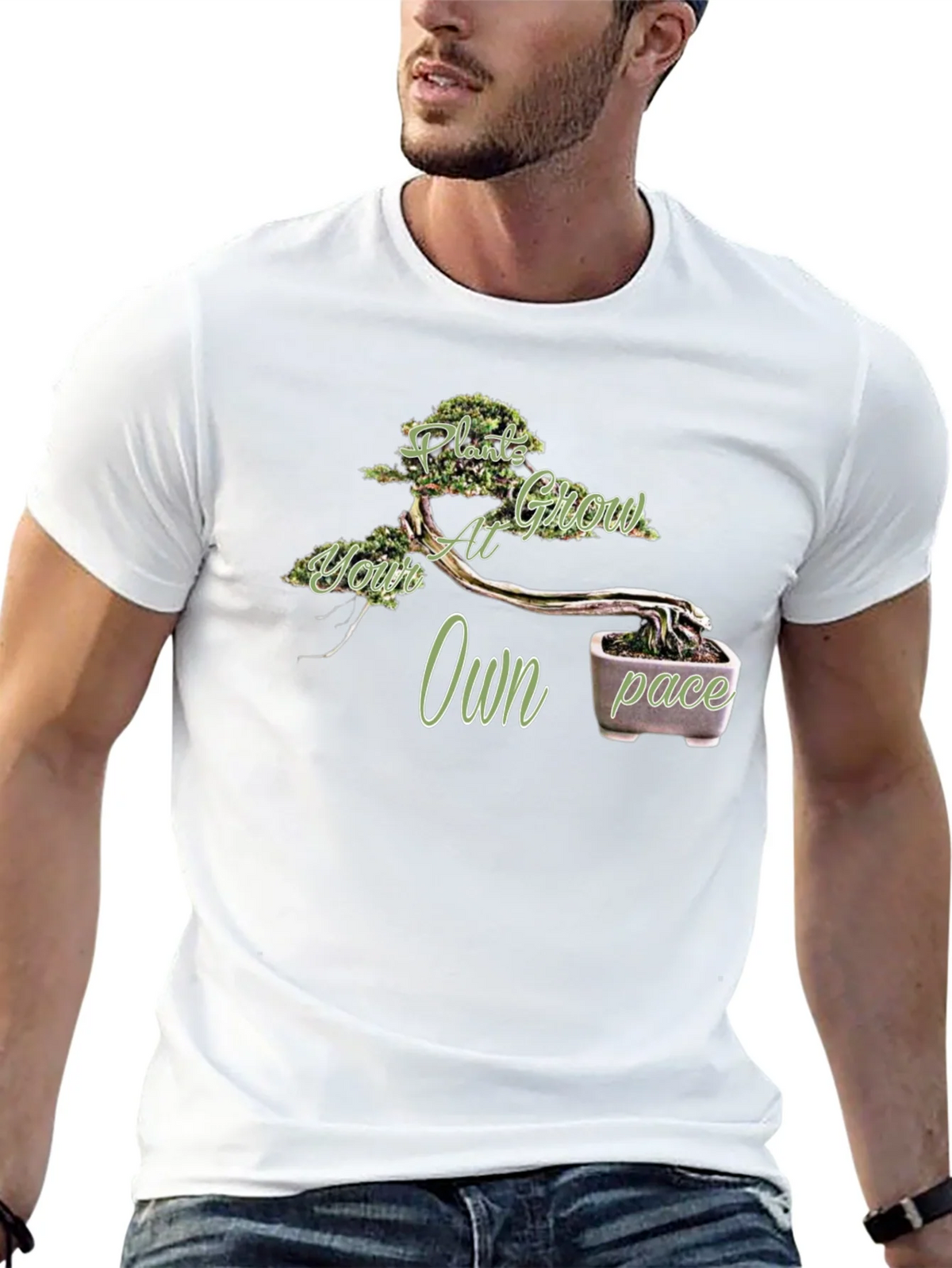 Plant Grow at Your Own Pace T-Shirt - Bonsai product image 9