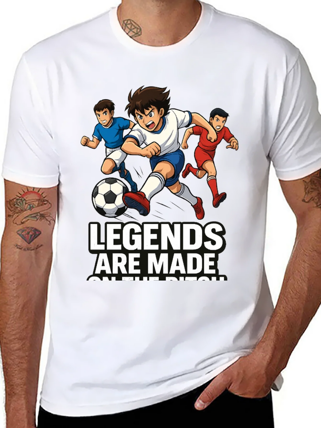 Legends Made on the Pitch T-Shirt product image 5