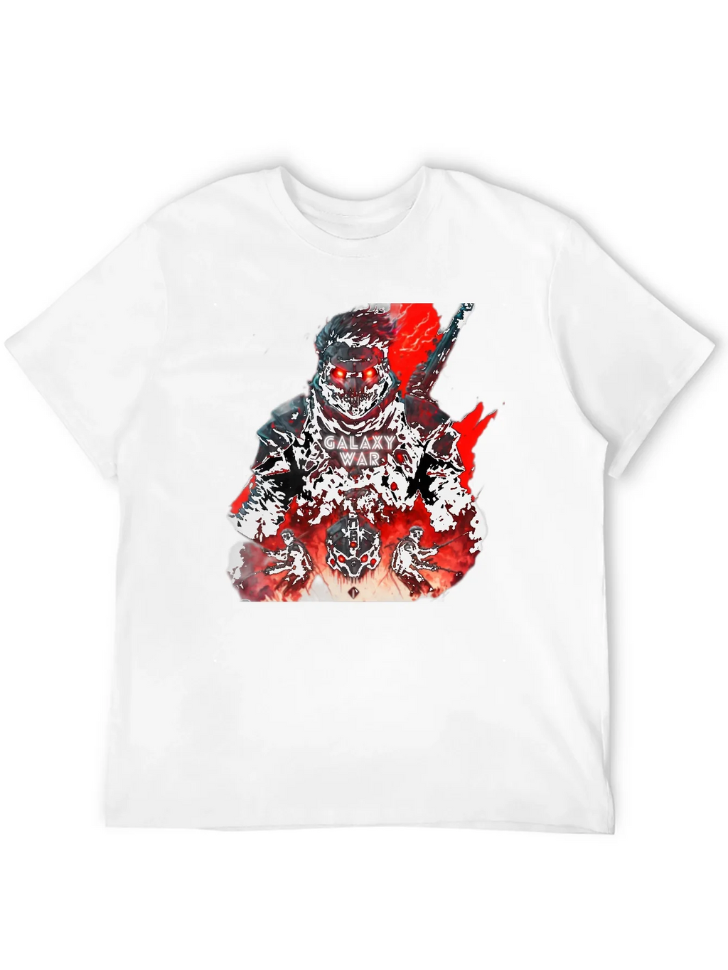 Galaxy War Graphic Tee - Bold Black Cotton T-Shirt product image 11