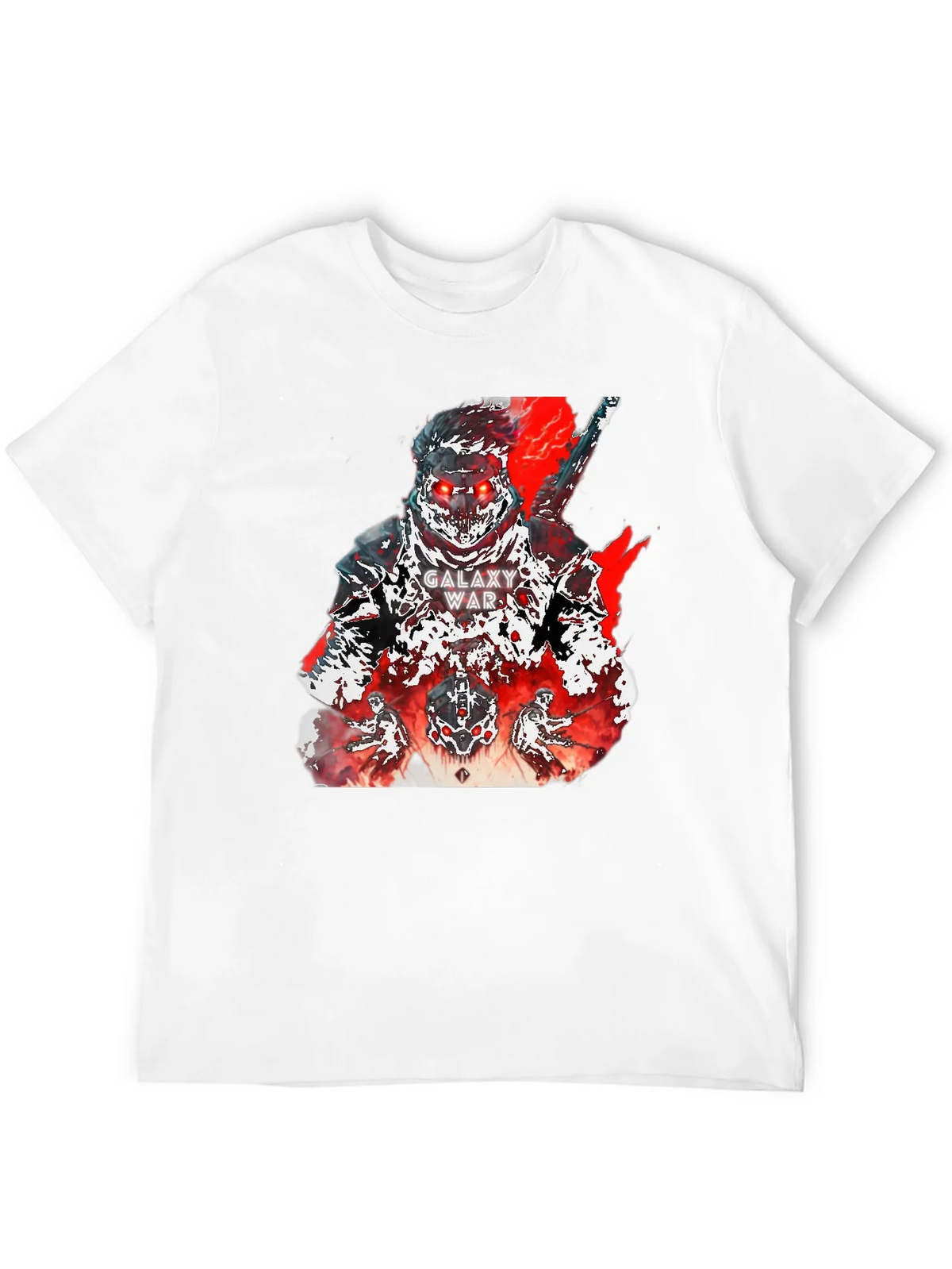Galaxy War Graphic Tee - Bold Black Cotton T-Shirt product image 11