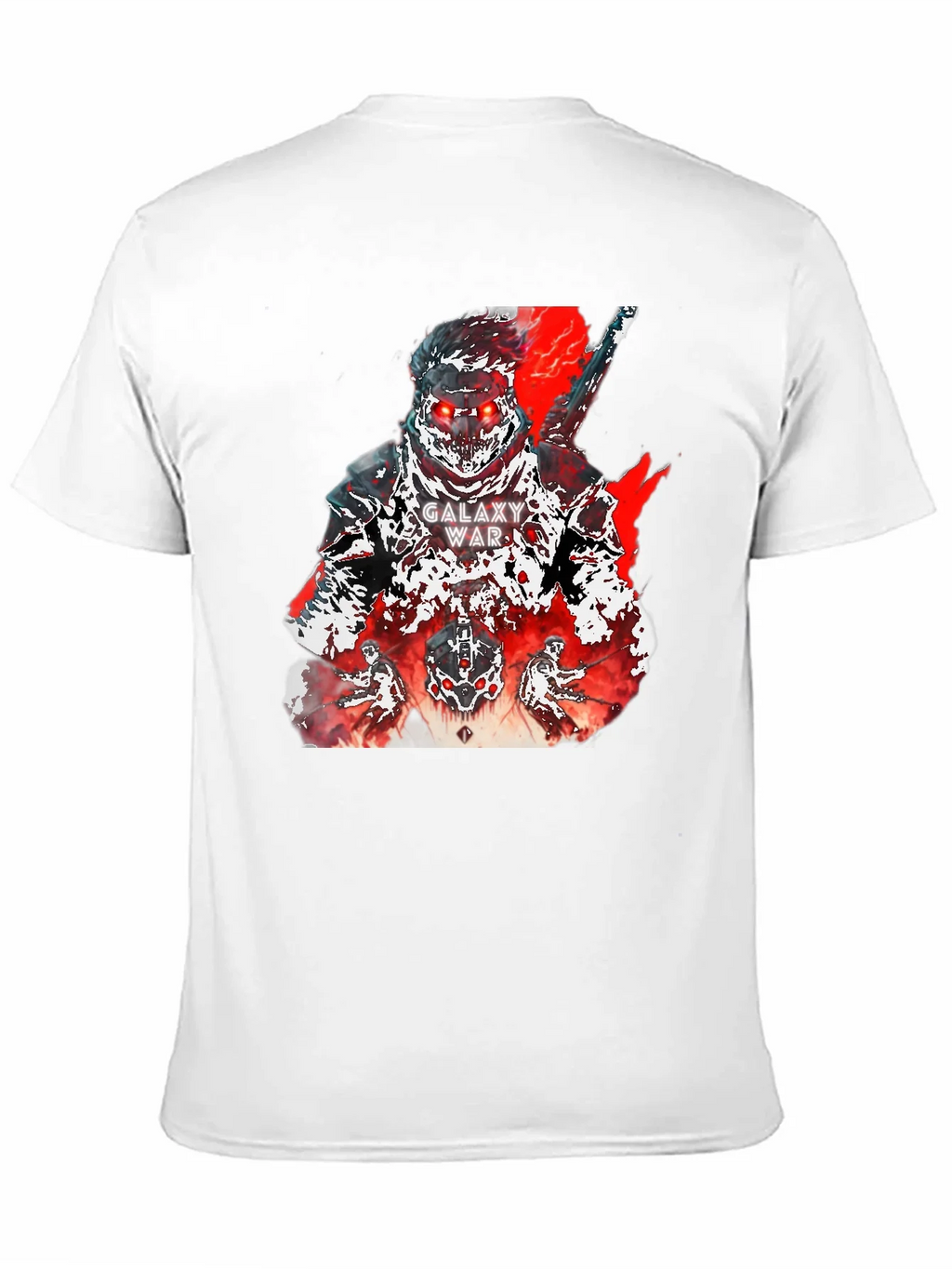 Galaxy War Graphic Tee - Bold Black Cotton T-Shirt product image 10