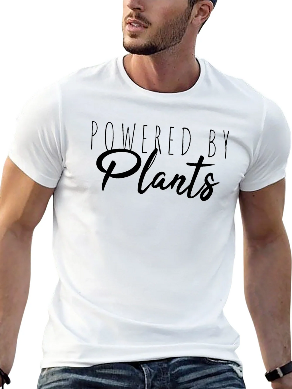Powered By Plants Black T-Shirt product image 12