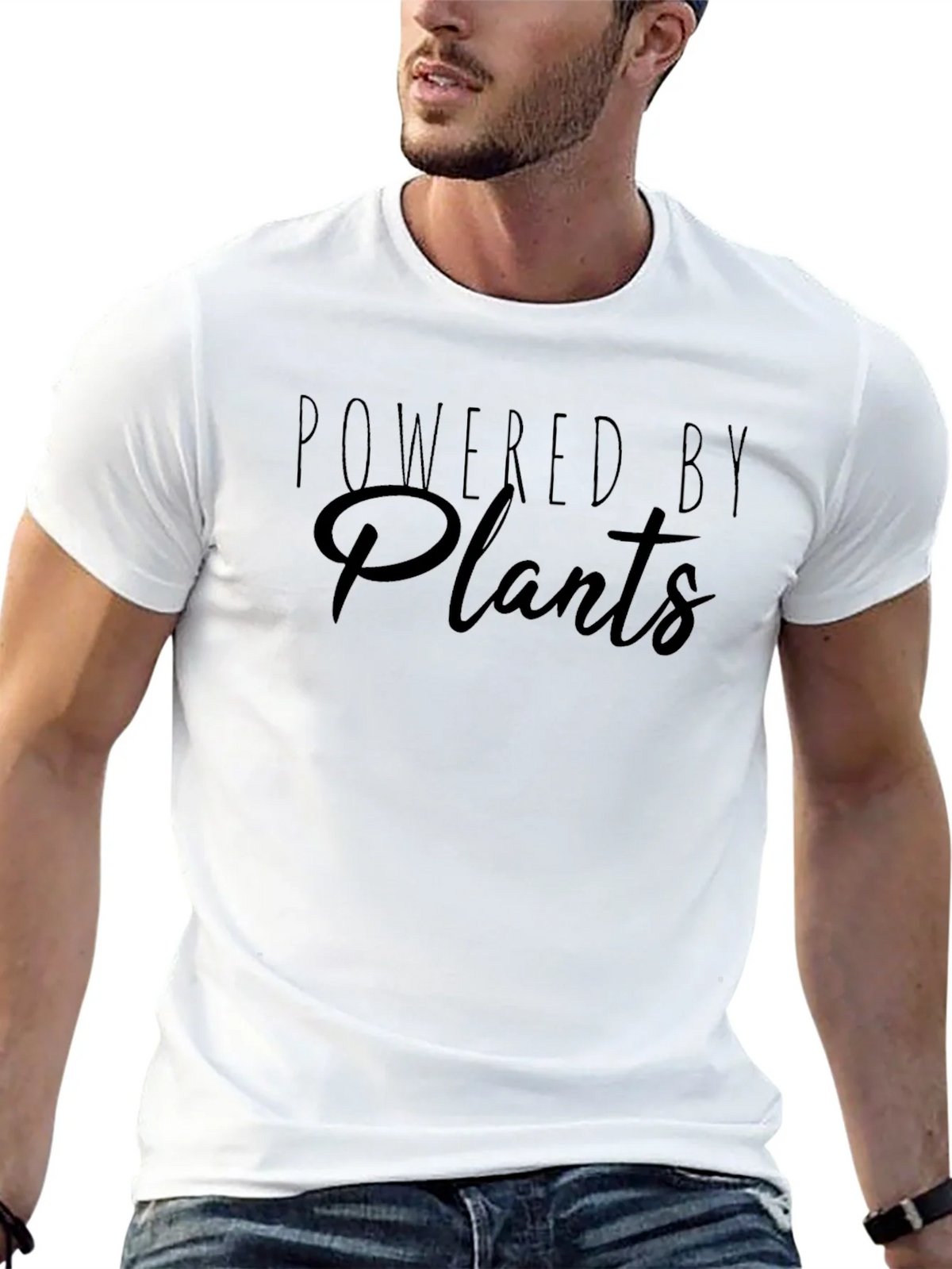 Powered By Plants Black T-Shirt product image 12