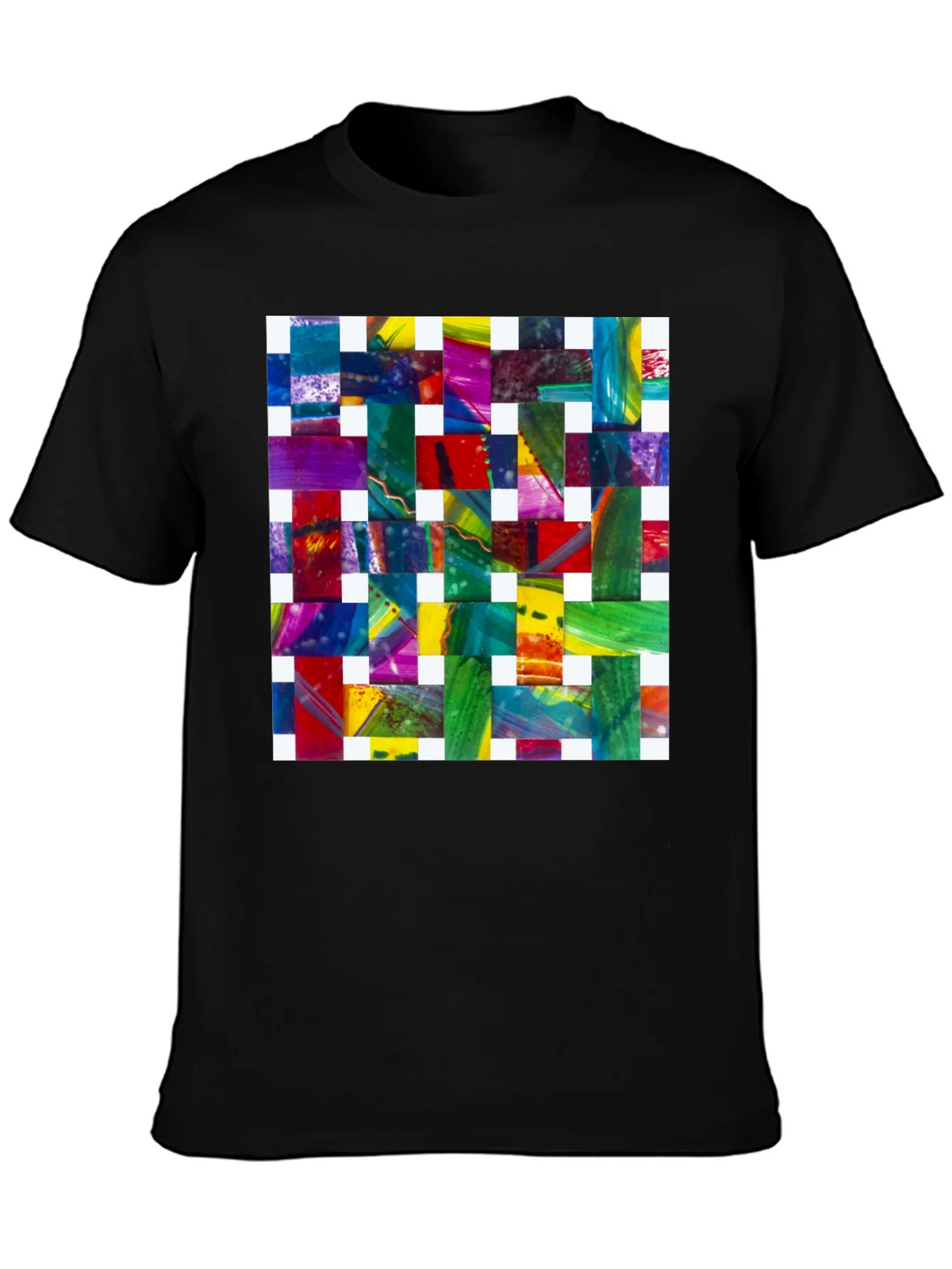 Abstract Woven Pattern Graphic Tee product image 3