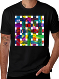 Abstract Woven Pattern Graphic Tee product image 1