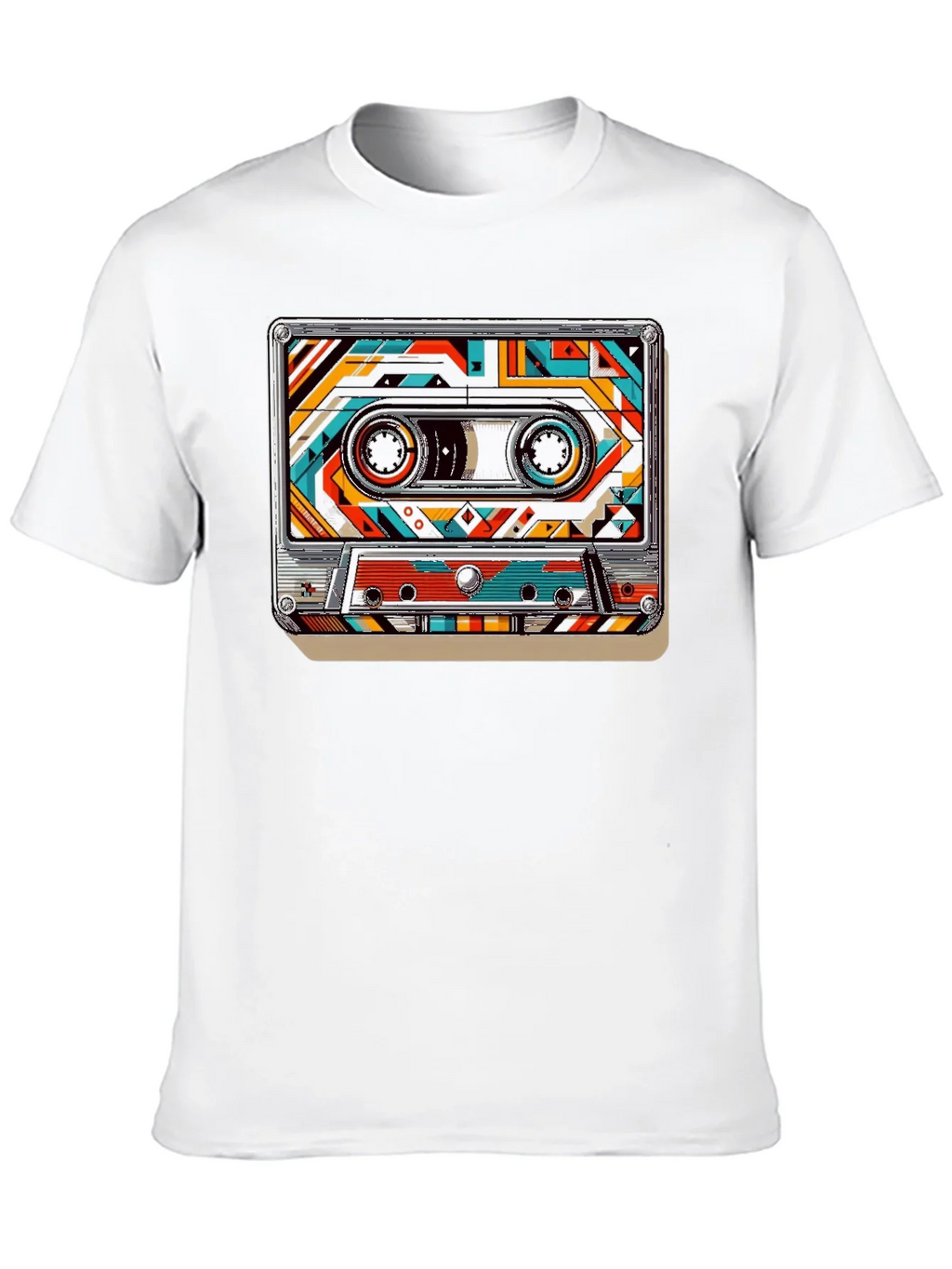 Retro Cassette Tape Graphic Tee - Classic Music Style product image 7