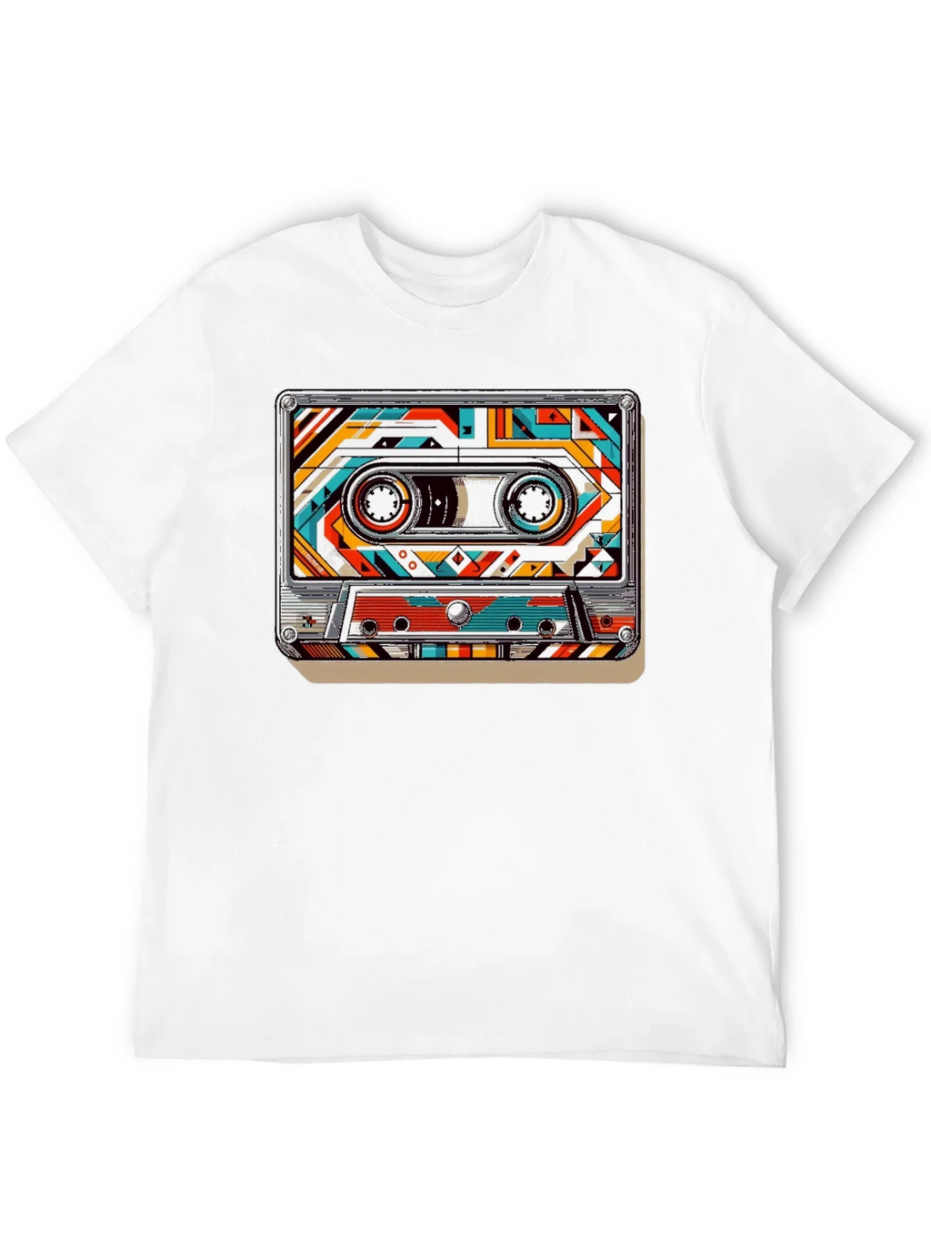 Retro Cassette Tape Graphic Tee - Classic Music Style product image 9