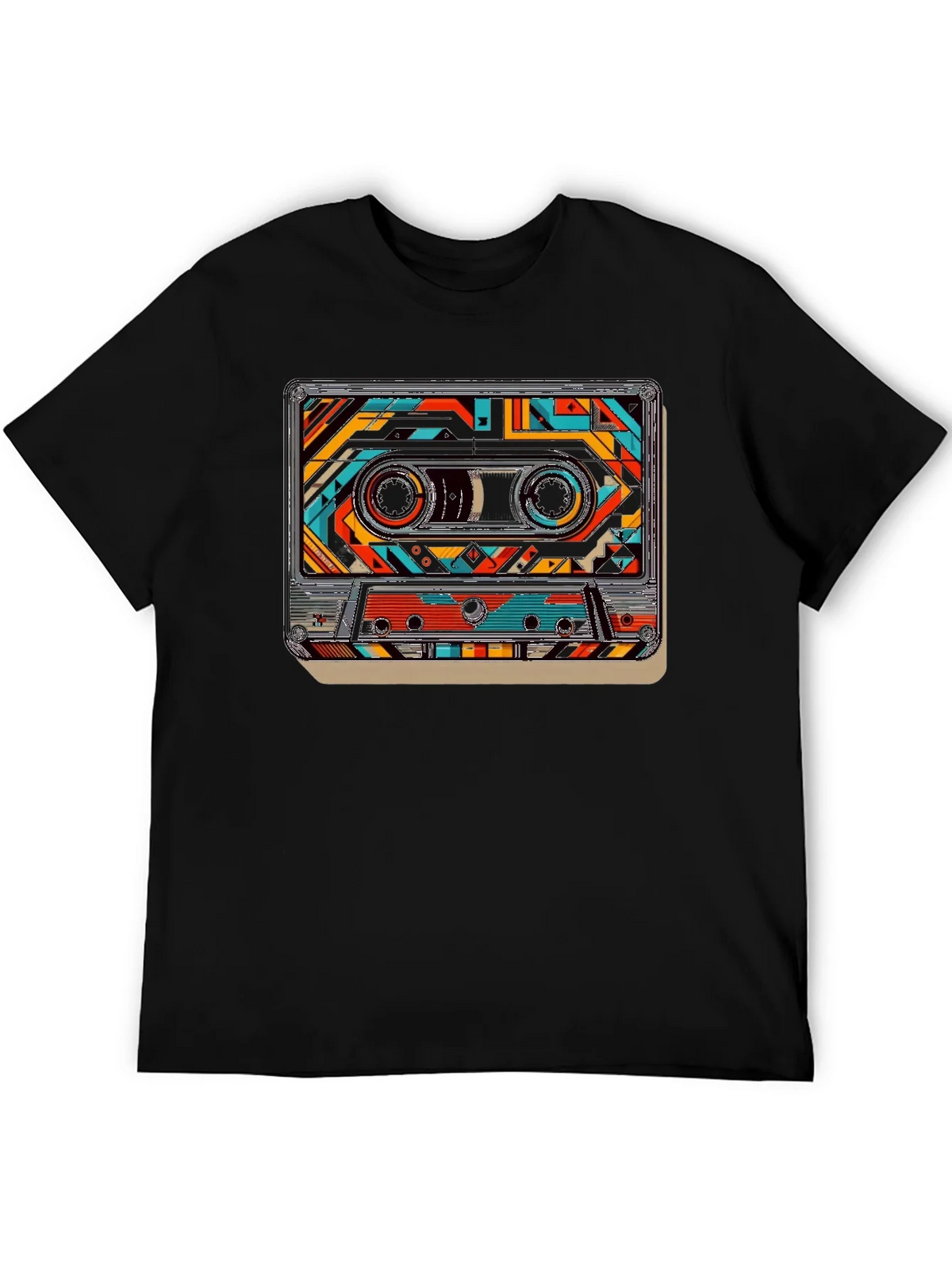 Retro Cassette Tape Graphic Tee - Classic Music Style product image 4