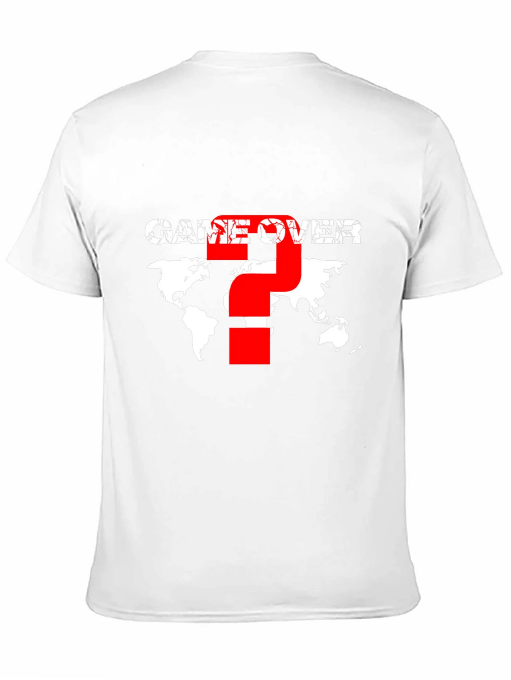 Game Over Graphic T-Shirt - World Map Design product image 8
