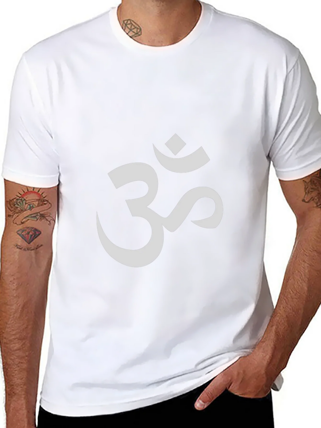 Om Symbol Graphic T-Shirt - Black product image 7