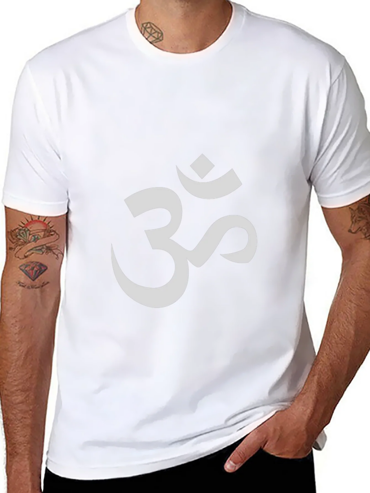 Om Symbol Graphic T-Shirt - Black product image 7