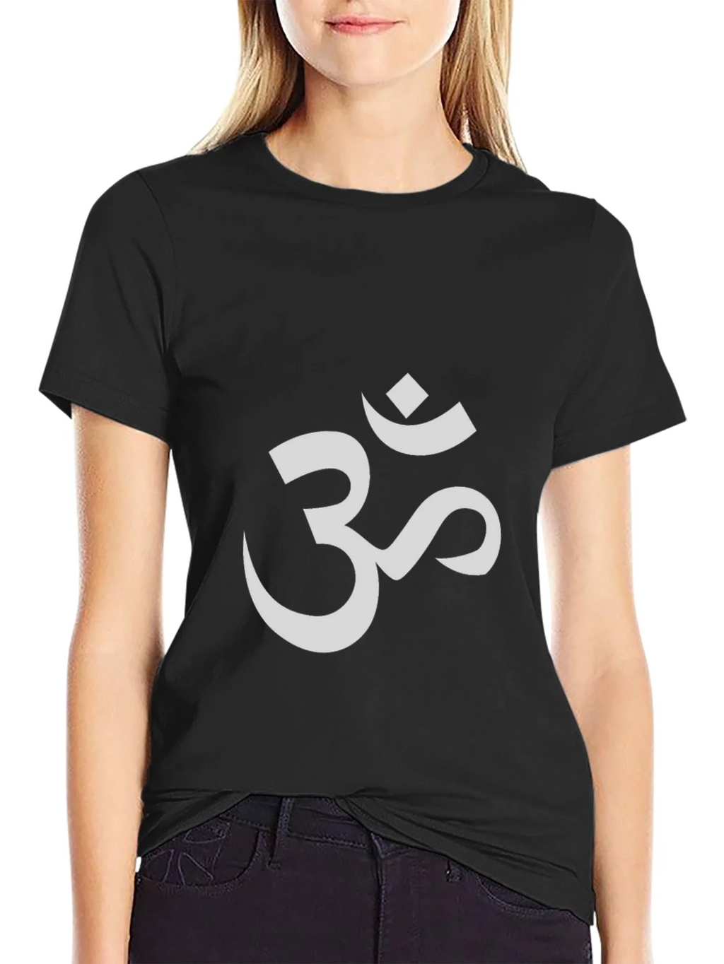 Om Symbol Graphic T-Shirt - Black product image 2