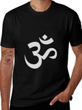 Om Symbol Graphic T-Shirt - Black product image 1