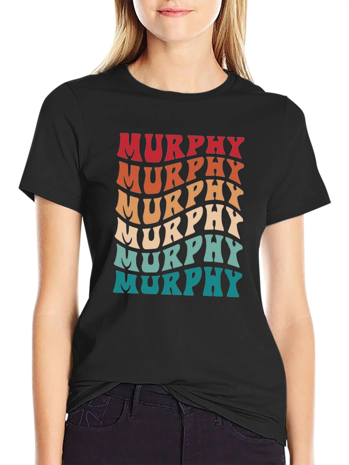 Retro Murphy Name T-Shirt - Groovy Personalized Design product image 2