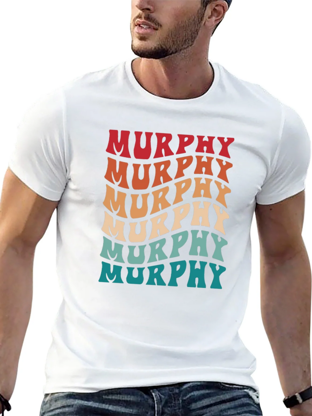 Retro Murphy Name T-Shirt - Groovy Personalized Design product image 10