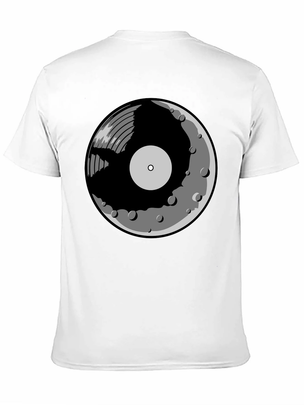 Vinyl Moon Graphic Tee - Music Lover Shirt product image 9