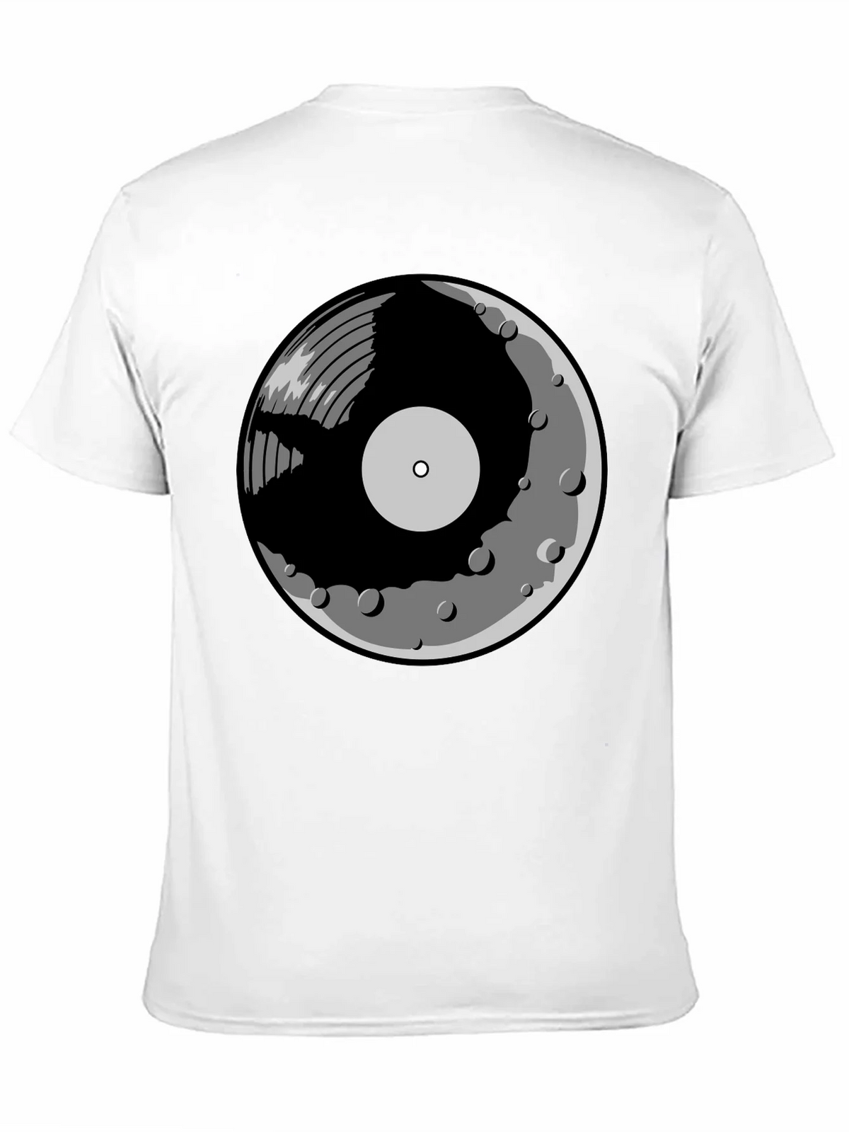 Vinyl Moon Graphic Tee - Music Lover Shirt product image 9